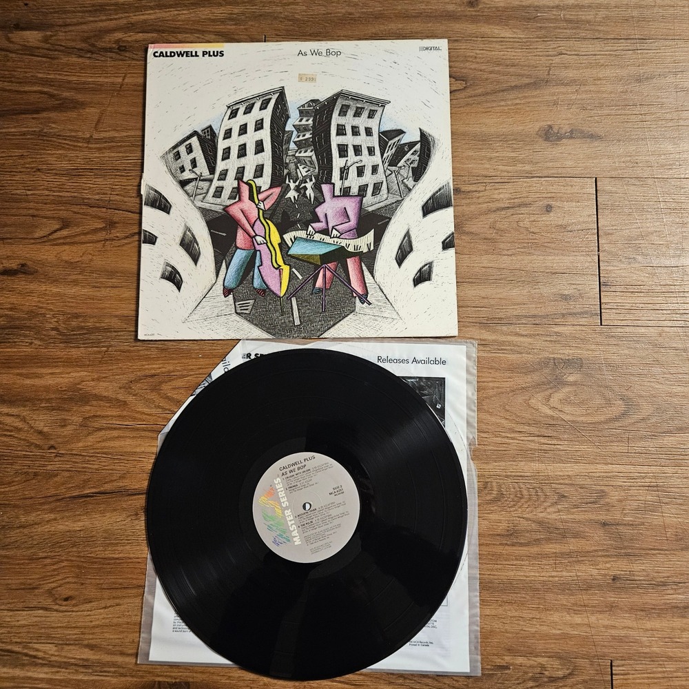 Caldwell Plus – As We Bop MCA 1988 MCA-6251 PROMO Vinyl LP Jazz EX EX/EX
